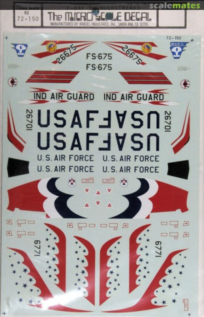 Boxart F-84F Thunderstreaks 72-150 Microscale Boxart F-84F Thunderstreaks 72-150 Microscale
