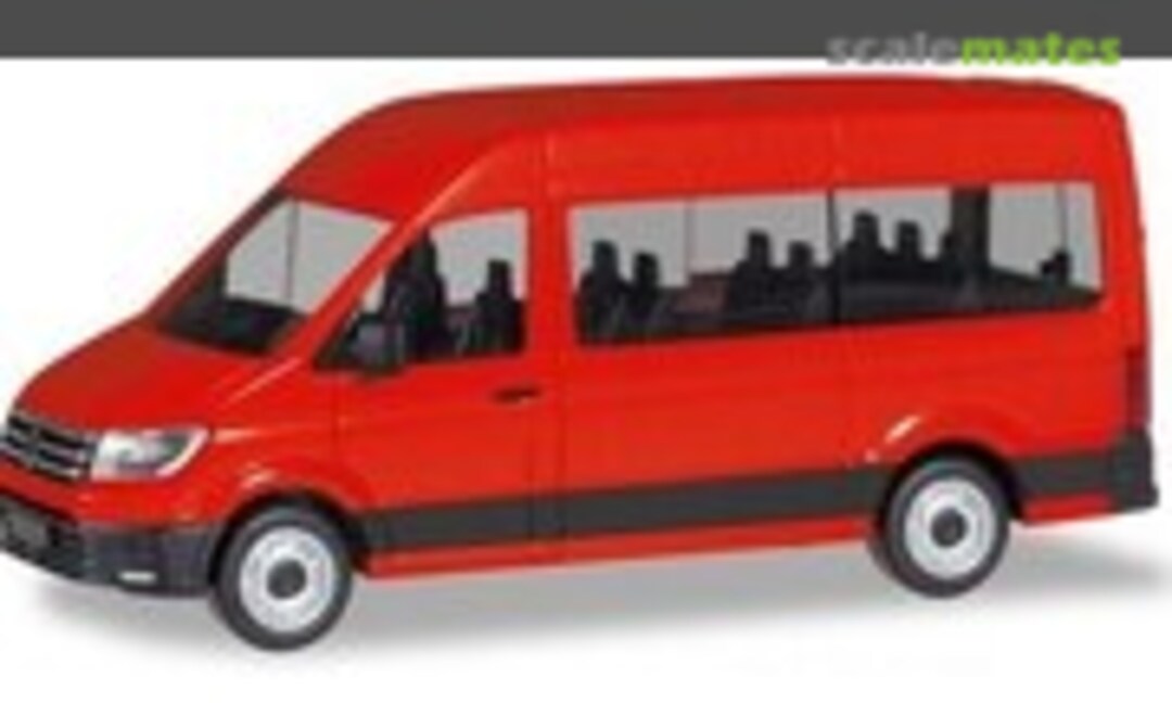1:87 VW Crafter Bus High Roof, Red (Herpa 094252)