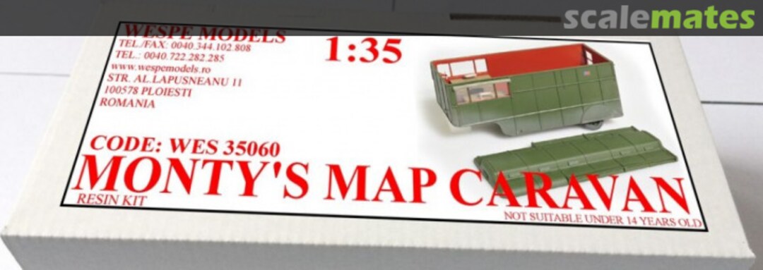 Boxart Monty's Map Caravan WES 35060 Wespe Models