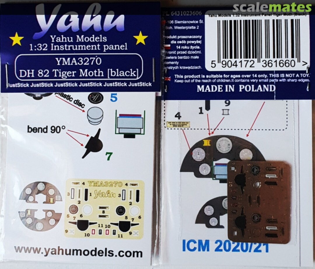 Boxart Tiger Moth (Black) YMA3270 Yahu Models Boxart Tiger Moth (Black) YMA3270 Yahu Models