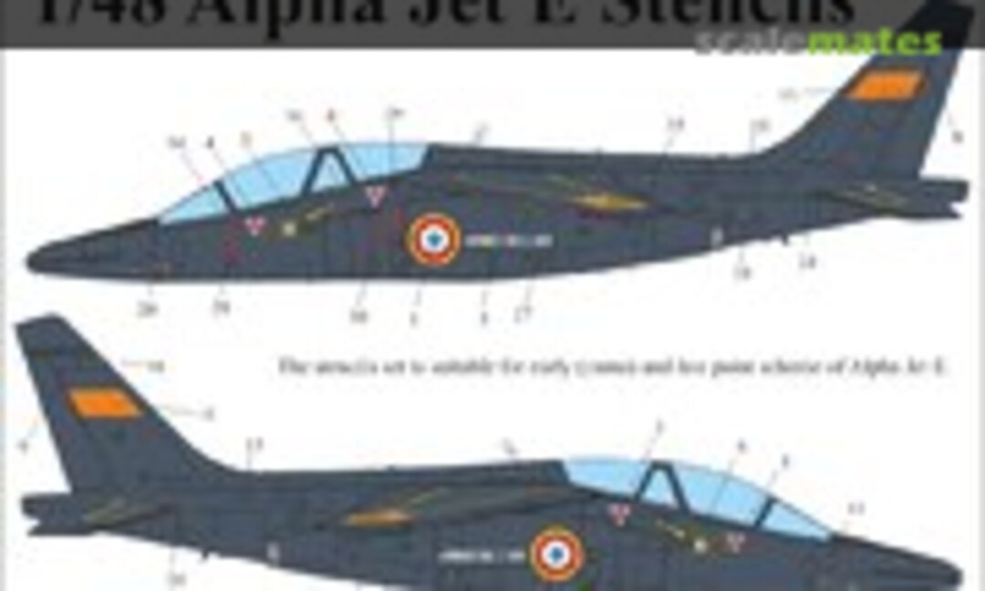 1:48 Alpha Jet E (UpRise Decal UR48166) UR48166