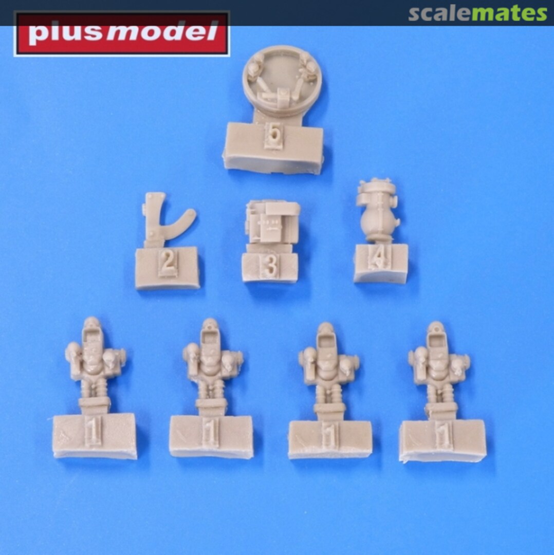 Boxart Bomb and Gun Sights for B-29 AL7074 PlusModel Boxart Bomb and Gun Sights for B-29 AL7074 PlusModel