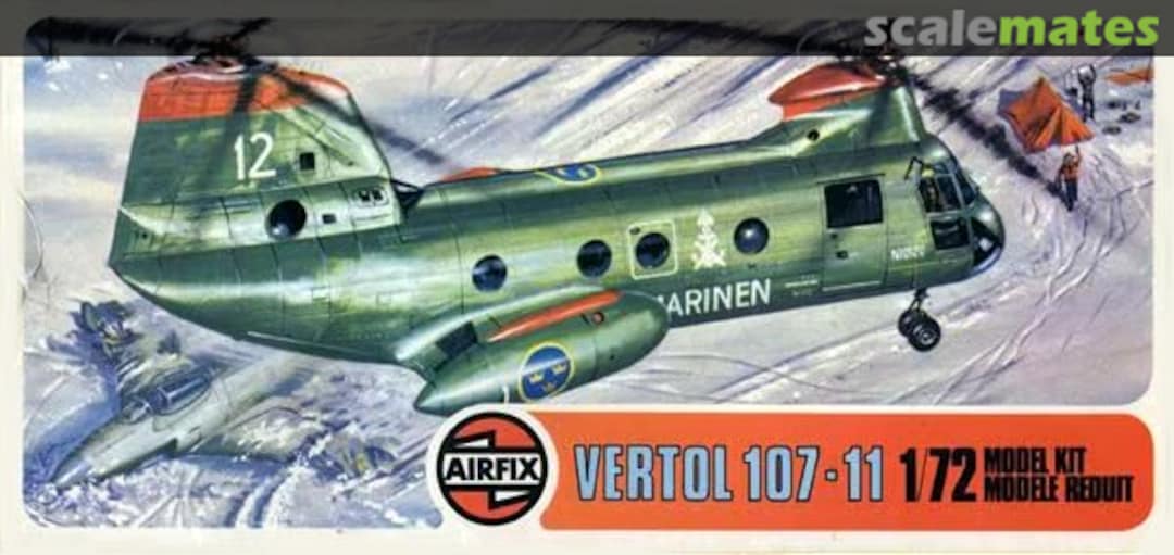 Boxart Vertol 107-11 02015-8 Airfix Boxart Vertol 107-11 02015-8 Airfix