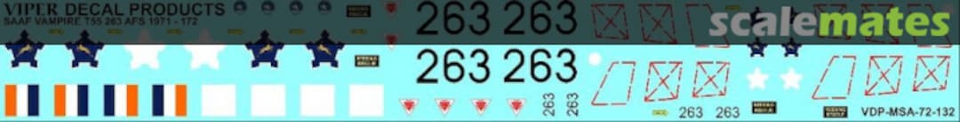 Boxart SAAF Vampire T55 MSA72132 Viper Decal Products Boxart SAAF Vampire T55 MSA72132 Viper Decal Products