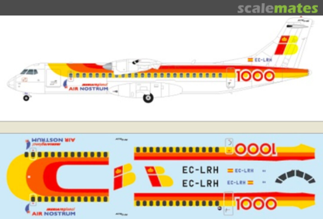 Boxart ATR 72 - Air Nostrum (Iberia) FRP4113 F-RSIN Boxart ATR 72 - Air Nostrum (Iberia) FRP4113 F-RSIN