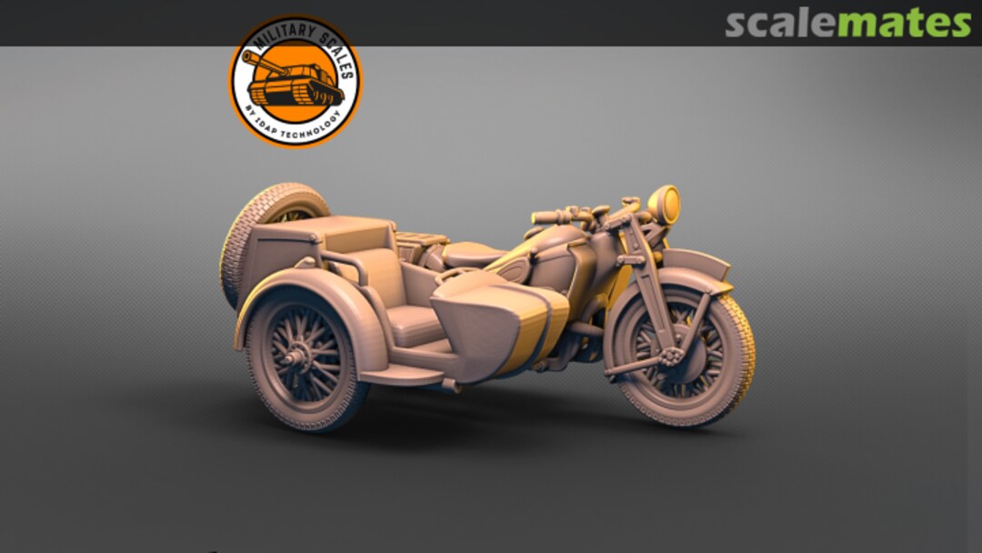 Boxart Gnome & Rhone AX2 RM with side car PMI0069B Military Scales Boxart Gnome & Rhone AX2 RM with side car PMI0069B Military Scales