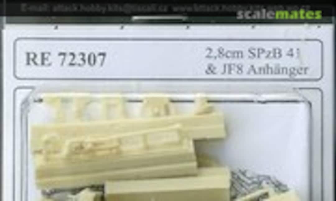 1:72 2,8cm sPzB 41 & JF8 Anhänger (Attack Hobby Kits 72307) 72307