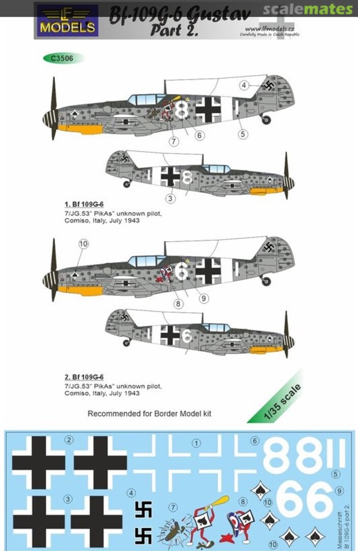 Boxart Bf 109G-6 Gustav C3506 LF Models