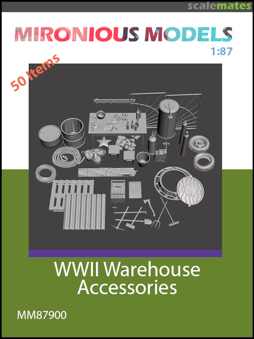 Boxart WWII Warehouse Accessories MM87900 Mironious Models Boxart WWII Warehouse Accessories MM87900 Mironious Models