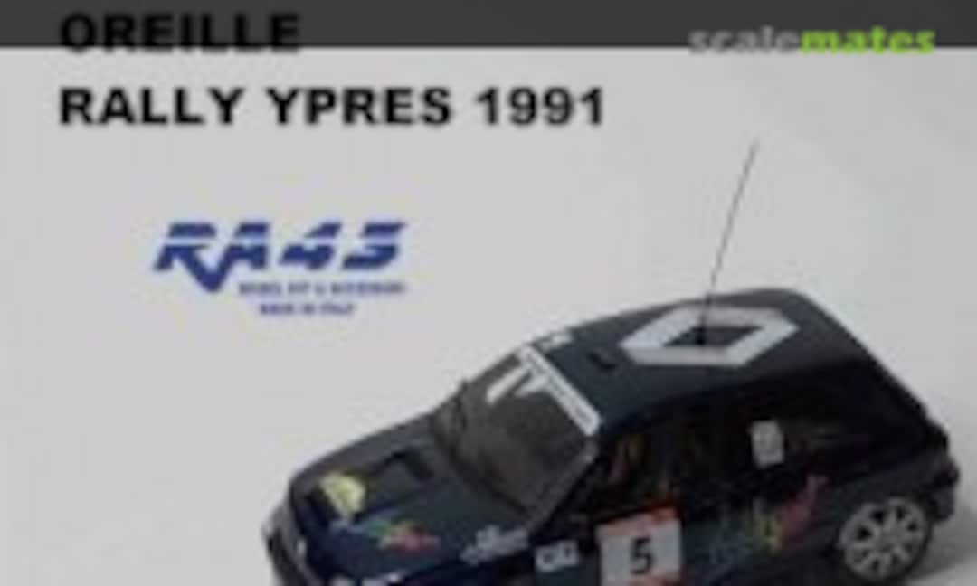 Renault Clio Williams Rally Ypres 1991 Oreille (RACING43 KIT 278)