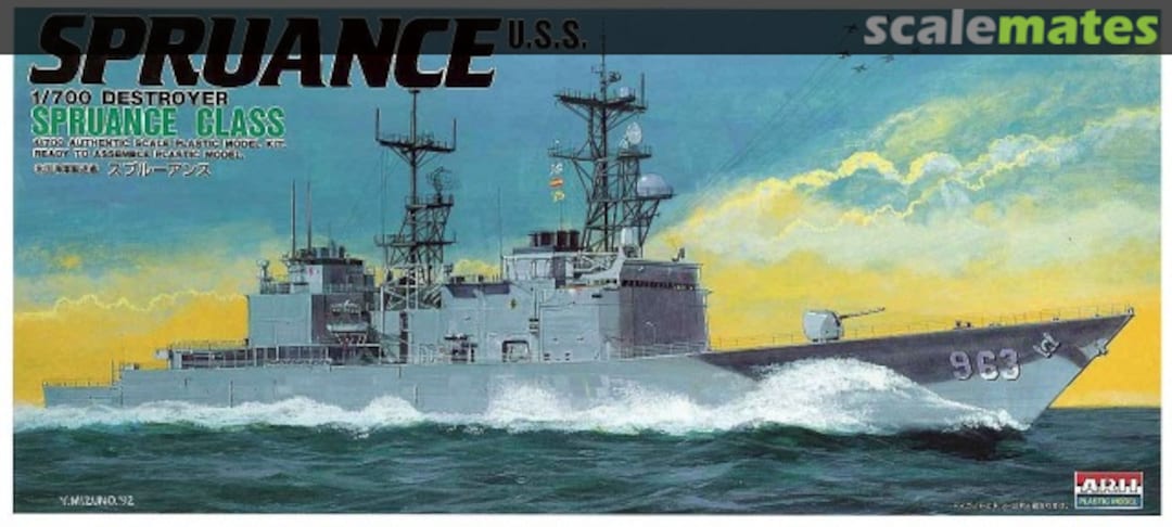 Boxart USS Spruance DD-963 A942-1000 ARII Boxart USS Spruance DD-963 A942-1000 ARII