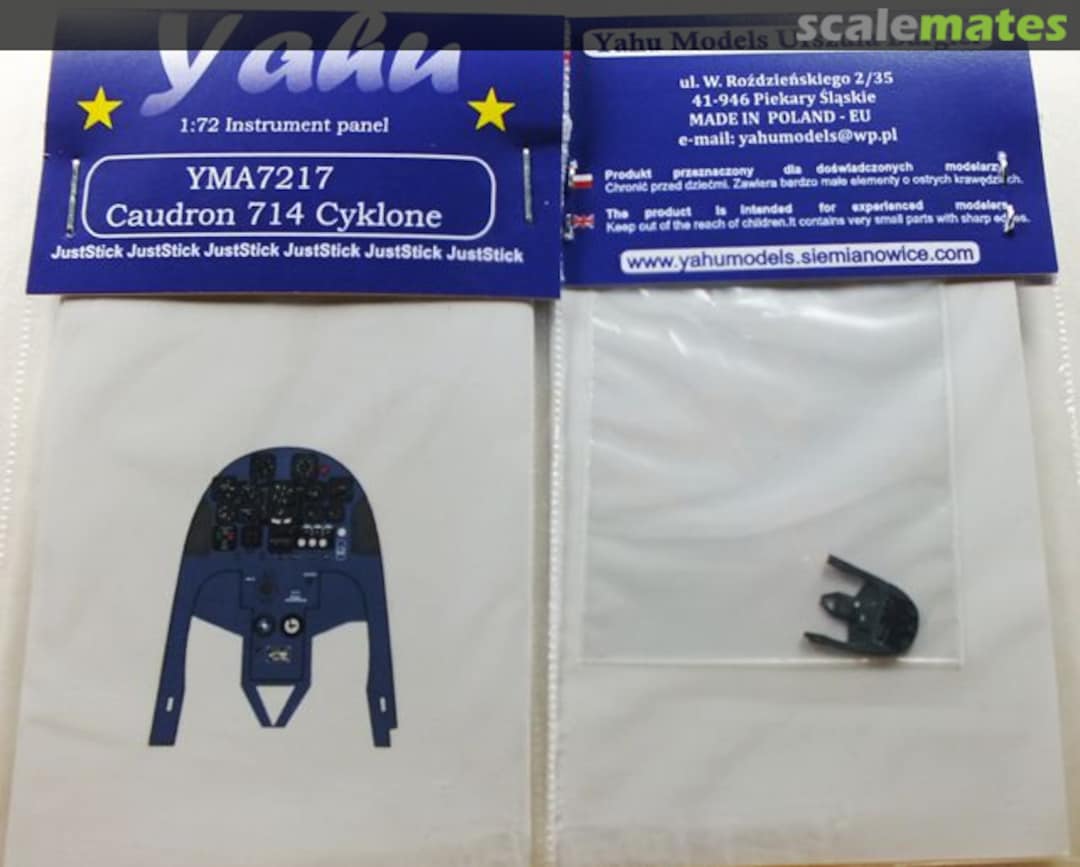 Boxart Caudron C.R. 714 Cyclone YMA7217 Yahu Models Boxart Caudron C.R. 714 Cyclone YMA7217 Yahu Models