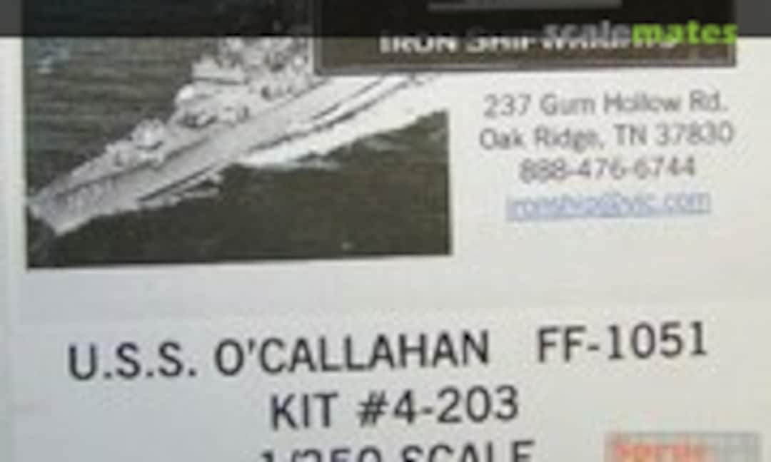 1:350 USS O'Callahan FF-1051 (Iron Shipwrights 4-203) 4-203