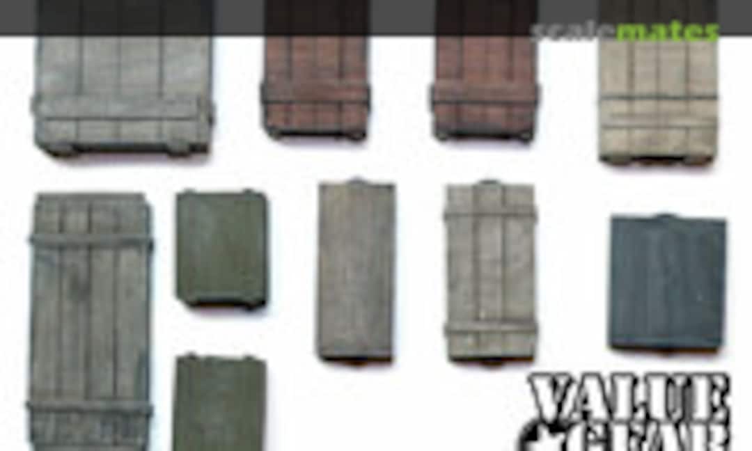 1:16 1/20-1/16 Tarps & Crates Set #1 (10 Pcs.) (Value Gear 11601)