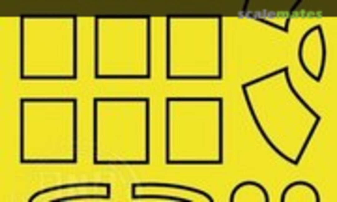 1:72 Zlin Z-126 Canopy Masks for Kovozavody Prostejov kit (RES-IM CM72030) CM72030