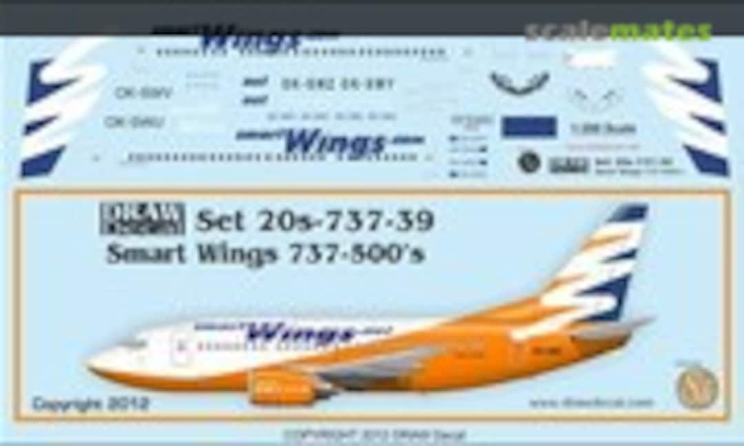 1:200 Smart Wings 737-500's (Draw Decal 20s-737-39)