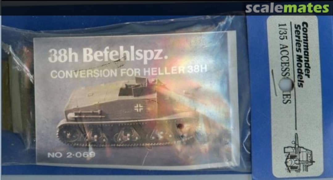 Boxart Befehlspanzer Conversion for Heller 38H 2-069 Commander Series Models Boxart Befehlspanzer Conversion for Heller 38H 2-069 Commander Series Models