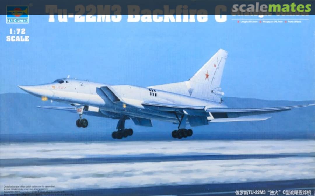 Boxart Tu-22M3 Backfire C 01656 Trumpeter Boxart Tu-22M3 Backfire C 01656 Trumpeter