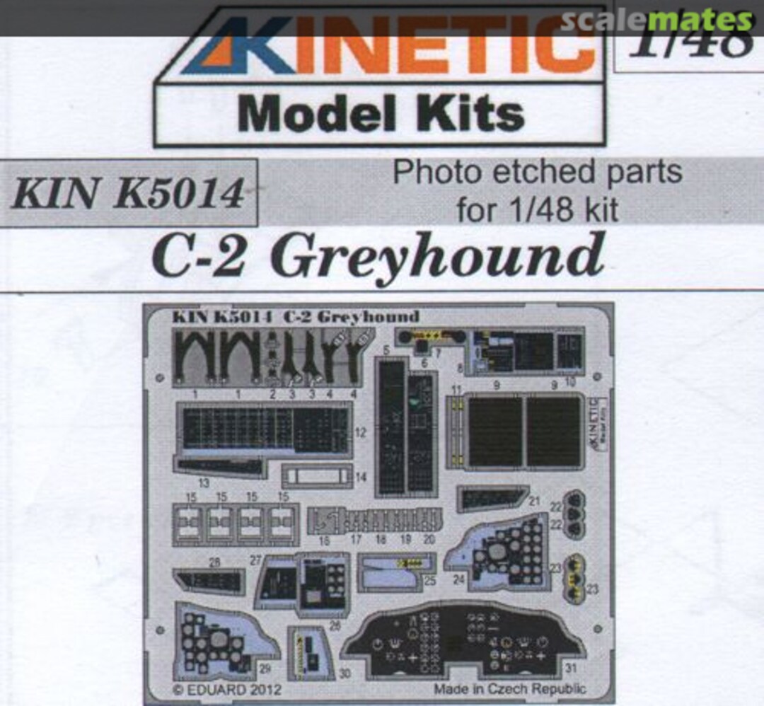 Boxart C-2A Greyhound Detailing Set K5014 Kinetic Boxart C-2A Greyhound Detailing Set K5014 Kinetic