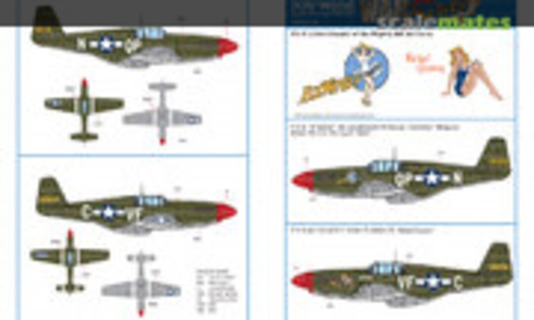 1:32 North-American P-51B Mustang (Kits-World KW132128) KW132128