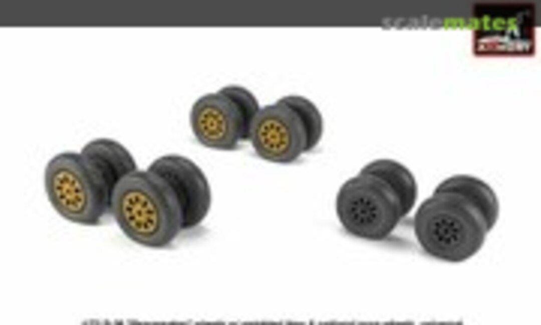 1:144 Boeing B-36 Peacemaker wheels w/ weighted tires (Armory AW14301) AW14301