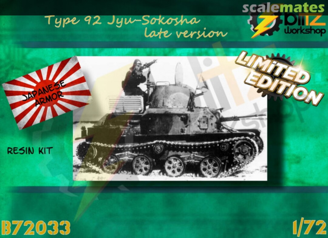Boxart Type 92 Jyu-Sokosha - late version B72033 Blitz Workshop