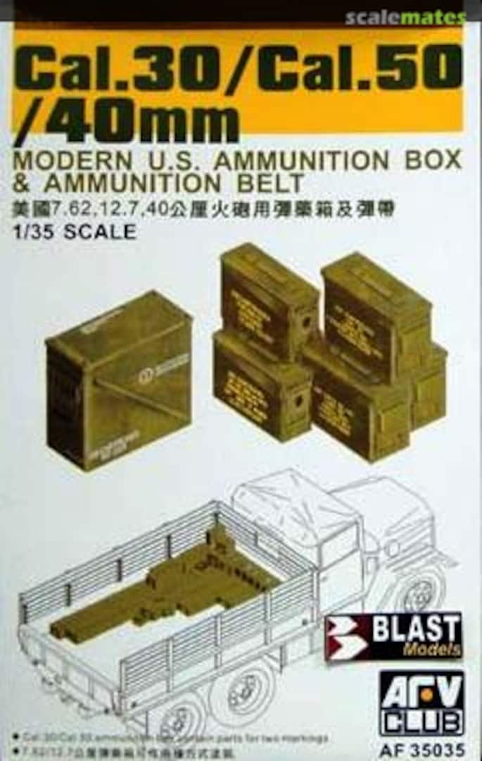 Boxart Cal.30/Cal.50/40mm AF35035 AFV Club Boxart Cal.30/Cal.50/40mm AF35035 AFV Club
