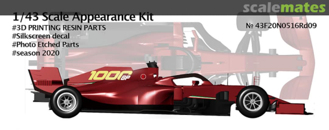 Boxart F1 SF1000 2020 Round 9 43F20N0516Rd09 NewScratch