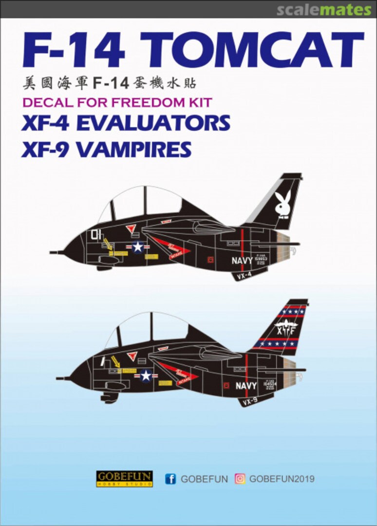 Boxart F-14 Tomcat GB06 Gobefun Hobby Studio