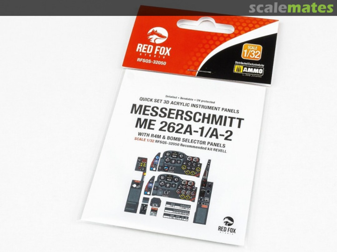 Boxart Me 262A-1/A-2 with R4M & Bomb selector panel RFSQS-32050 Red Fox Studio Boxart Me 262A-1/A-2 with R4M & Bomb selector panel RFSQS-32050 Red Fox Studio