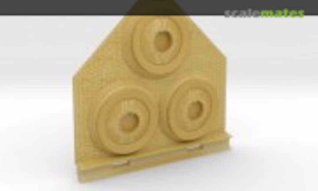 1:72 Space Shuttle Main Engine Mounting Plate (Shapeways JFRNCYGJB) JFRNCYGJB
