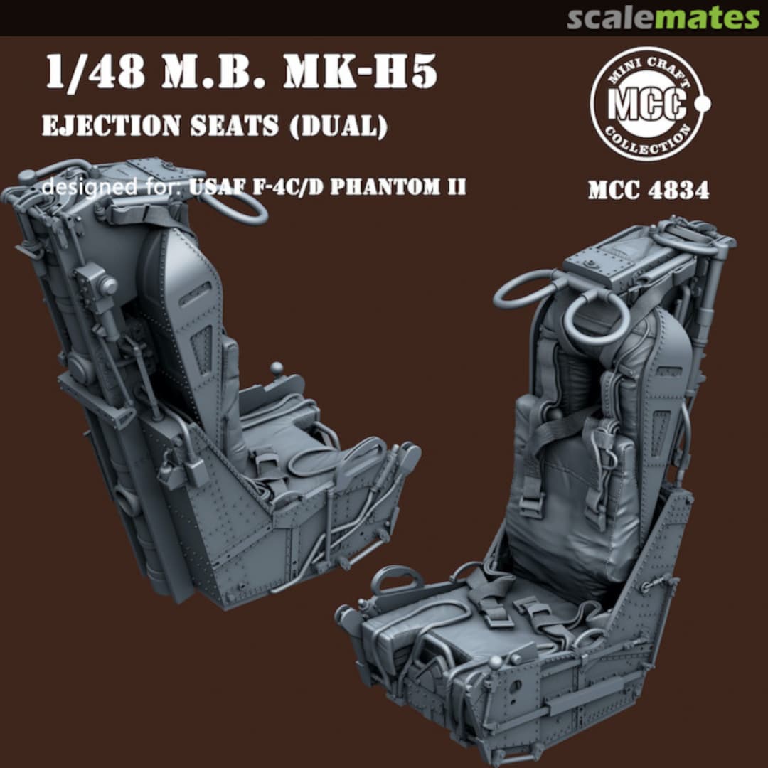 Boxart M.B. MK-H5 Ejection Seat (dual) MCC4834 MINI CRAFT collection Boxart M.B. MK-H5 Ejection Seat (dual) MCC4834 MINI CRAFT collection