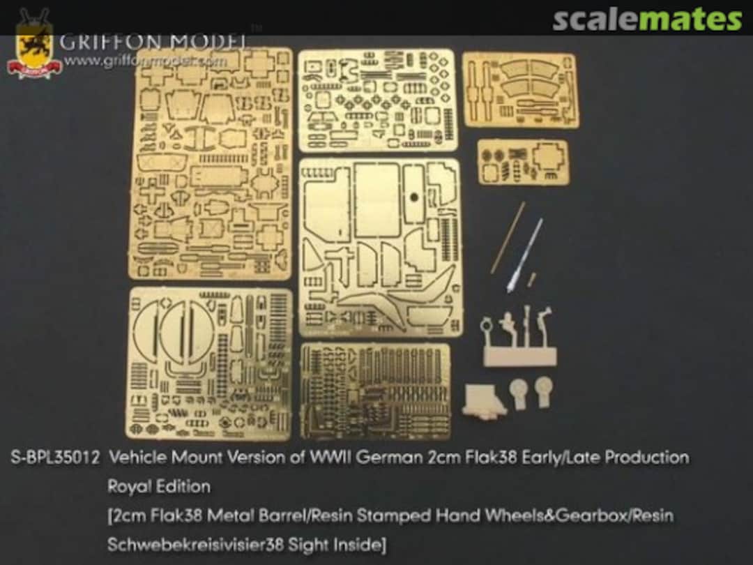 Boxart 2cm FlaK 38 Early/Late Production - Royal Edition, Dragon SBPL35012 Griffon Model Boxart 2cm FlaK 38 Early/Late Production - Royal Edition, Dragon SBPL35012 Griffon Model