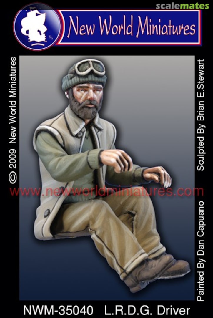 Boxart L.R.D.G. Driver Figure NWM-35040 New World Miniatures Boxart L.R.D.G. Driver Figure NWM-35040 New World Miniatures