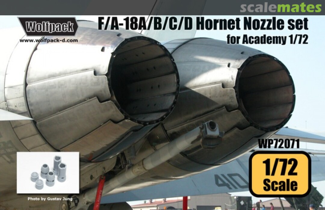 Boxart F/A-18A/B/C/D Hornet Nozzle Set WP72071 Wolfpack Boxart F/A-18A/B/C/D Hornet Nozzle Set WP72071 Wolfpack
