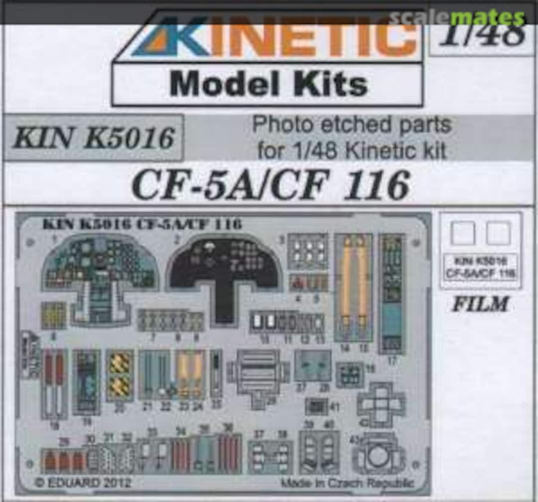 Boxart Canadair CF-5A/CF 116 Detailing Set K5016 Kinetic Boxart Canadair CF-5A/CF 116 Detailing Set K5016 Kinetic