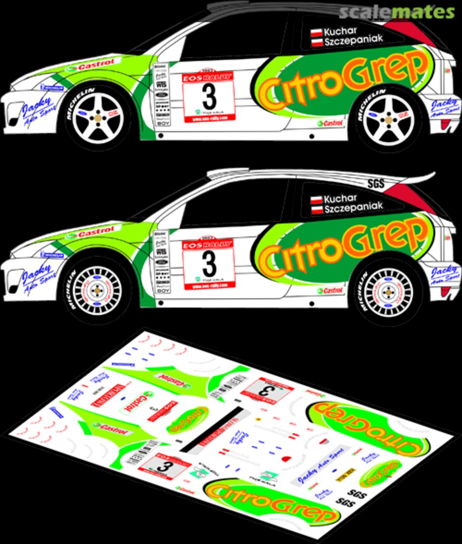Boxart Ford Focus RS WRC '02 Y129 XEV "CitroGrep" 43133 MF-Zone Boxart Ford Focus RS WRC '02 Y129 XEV "CitroGrep" 43133 MF-Zone