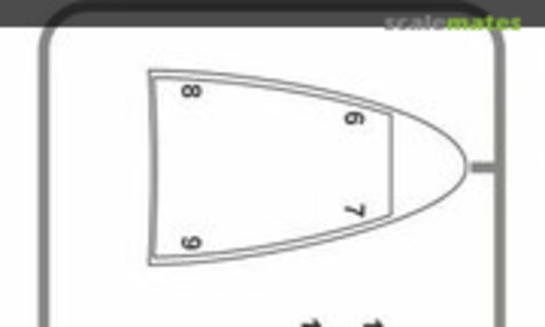 1:32 SAAB J-29F/SAAB J-29B canopy (designed to be used with Fly kits) (Artillery models artm32011) artm32011