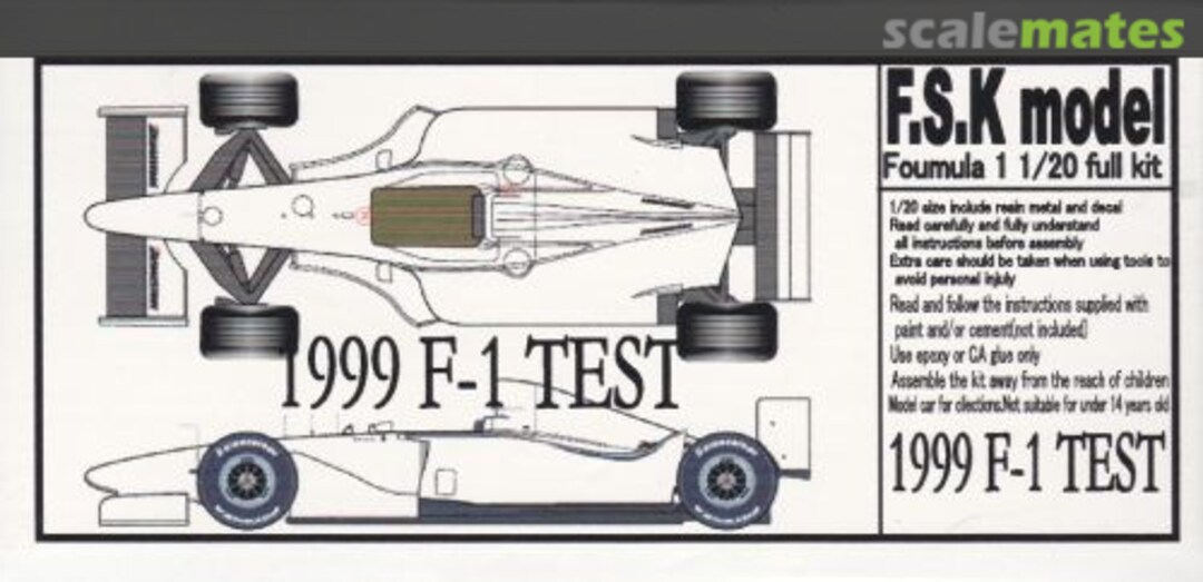 Boxart Honda RA099 Test 1999 0 F.S.K Model Boxart Honda RA099 Test 1999 0 F.S.K Model