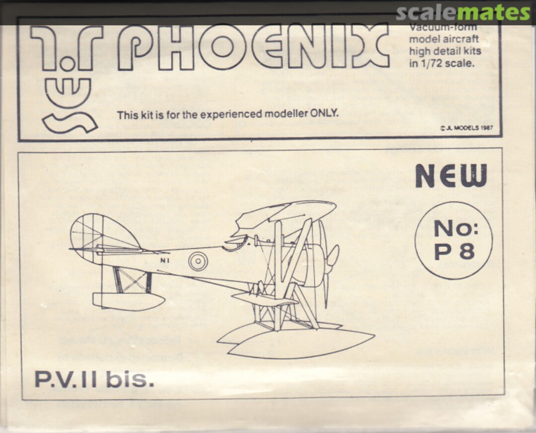 Boxart P.V.II bis. P 8 Phoenix Model Boxart P.V.II bis. P 8 Phoenix Model