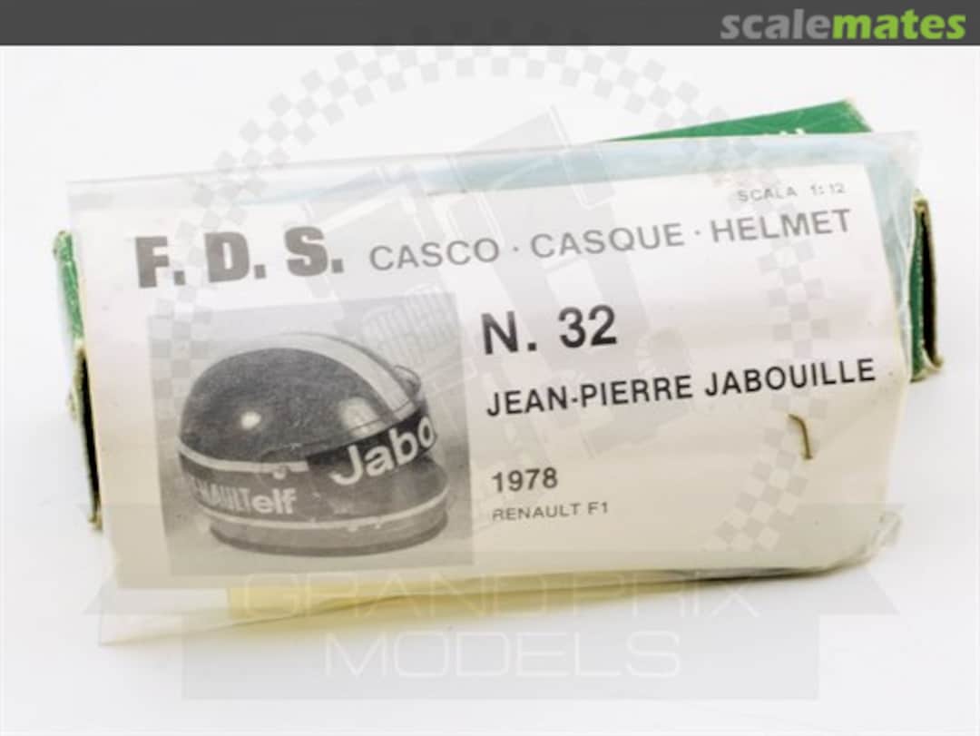 Boxart Crash Helmet Jean-Pierre Jabouille 32 FDS
