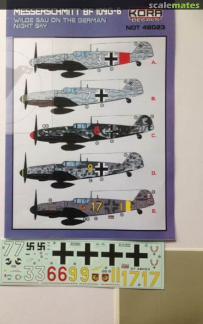 Boxart Messerschmitt Bf 109G-6 NDT48023 Kora Models