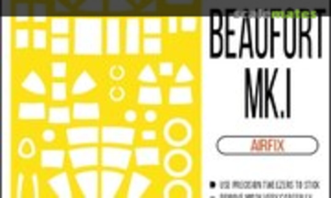 1:72 Bristol Beaufort Mk.I masks (SX-Art 72110) 72110