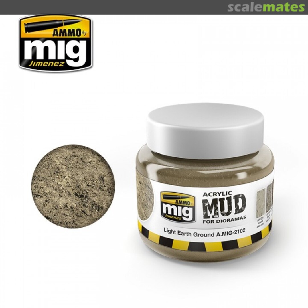Boxart Mud For Dioramas A.MIG-2102 Ammo by Mig Jimenez Boxart Mud For Dioramas A.MIG-2102 Ammo by Mig Jimenez
