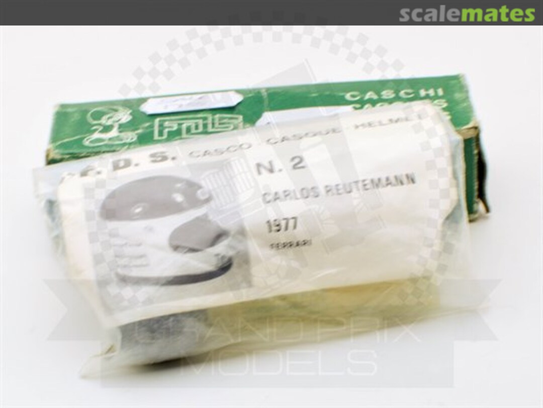 Boxart Crash Helmet Carlos Reutemann 2 FDS Boxart Crash Helmet Carlos Reutemann 2 FDS