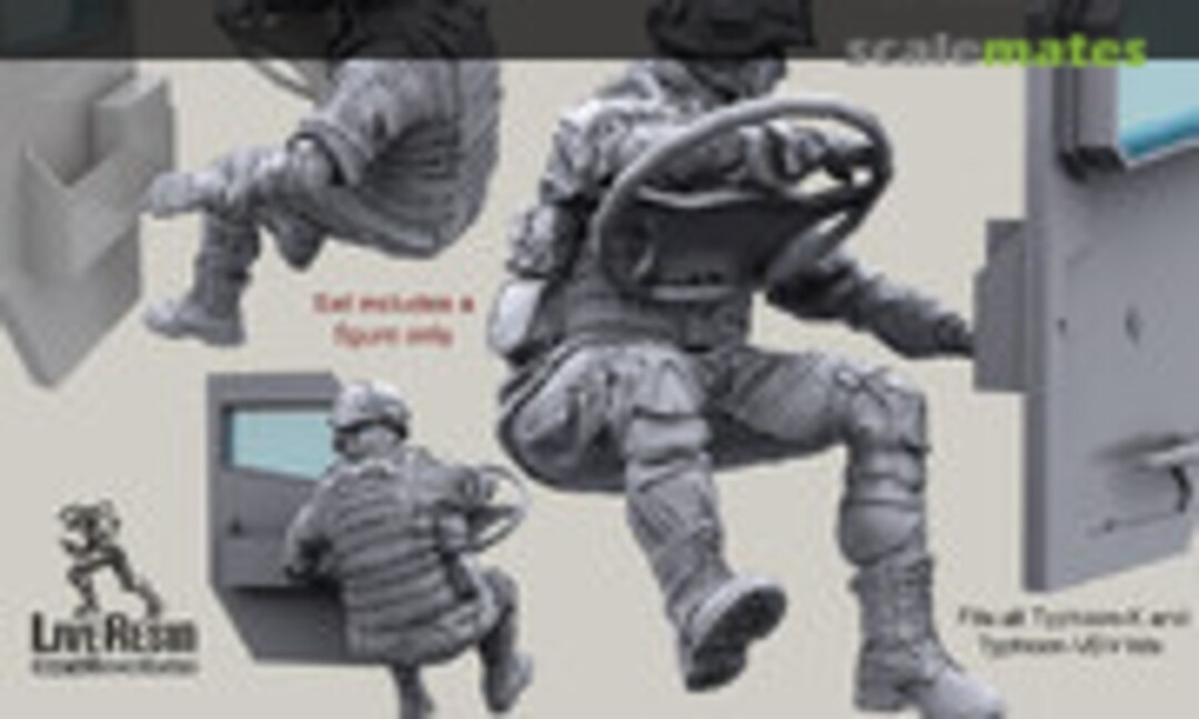 1:35 Russian Army armored vehicle or truck driver in modern infantry combat gear system set 14 (Live Resin LRM-35061) LRM-35061