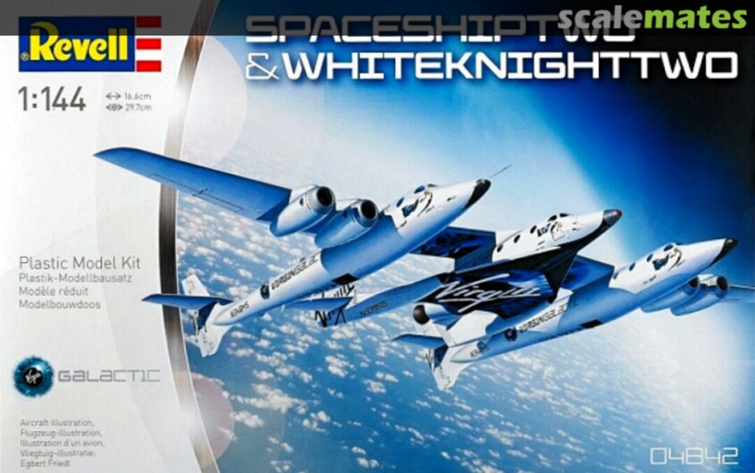 Boxart SpaceShipTwo & White Knight Two 04842 Revell