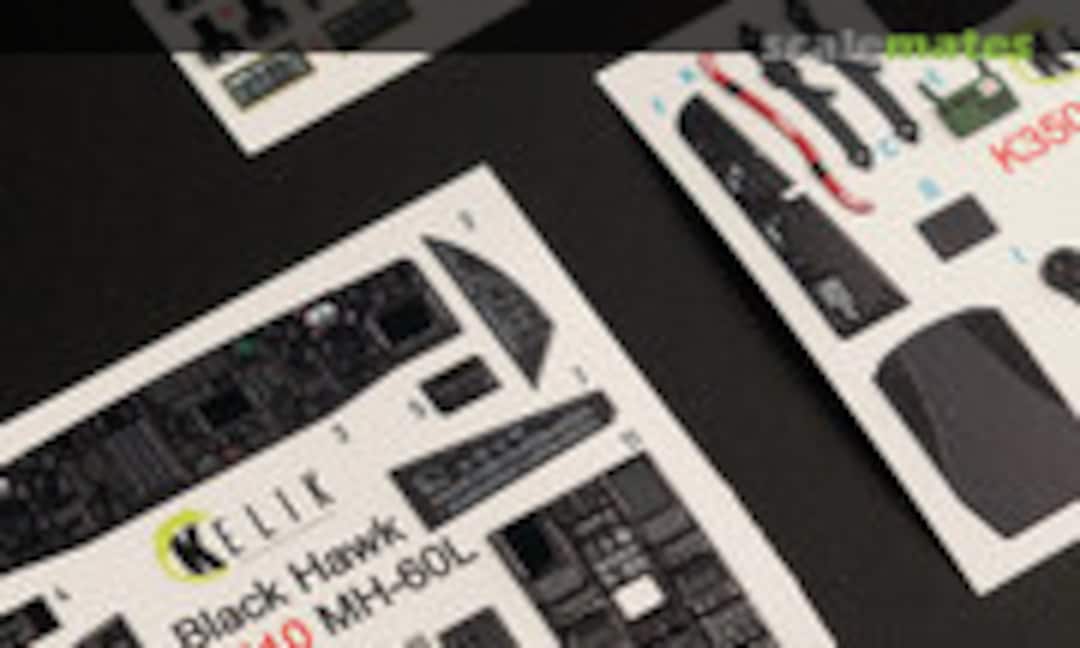 1:35 MH-60L Black Hawk - interior 3D decals (Kelik K35010) K35010
