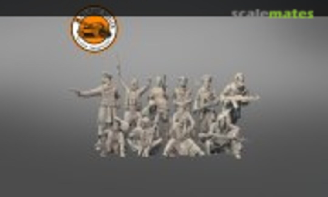 1:72 Taliban fighters set of 12 pcs (Military Scales PMI0215B) PMI0215B