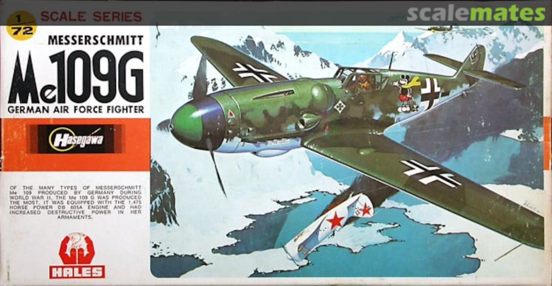 Boxart Messerschmitt Me109G JS-108 Hasegawa/Hales Boxart Messerschmitt Me109G JS-108 Hasegawa/Hales